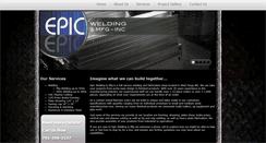 Desktop Screenshot of epicweldingmfg.com